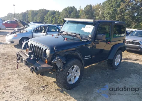2013 Jeep Wrangler Sport from USA, damaged, VIN 1C4AJWAG6DL507909
